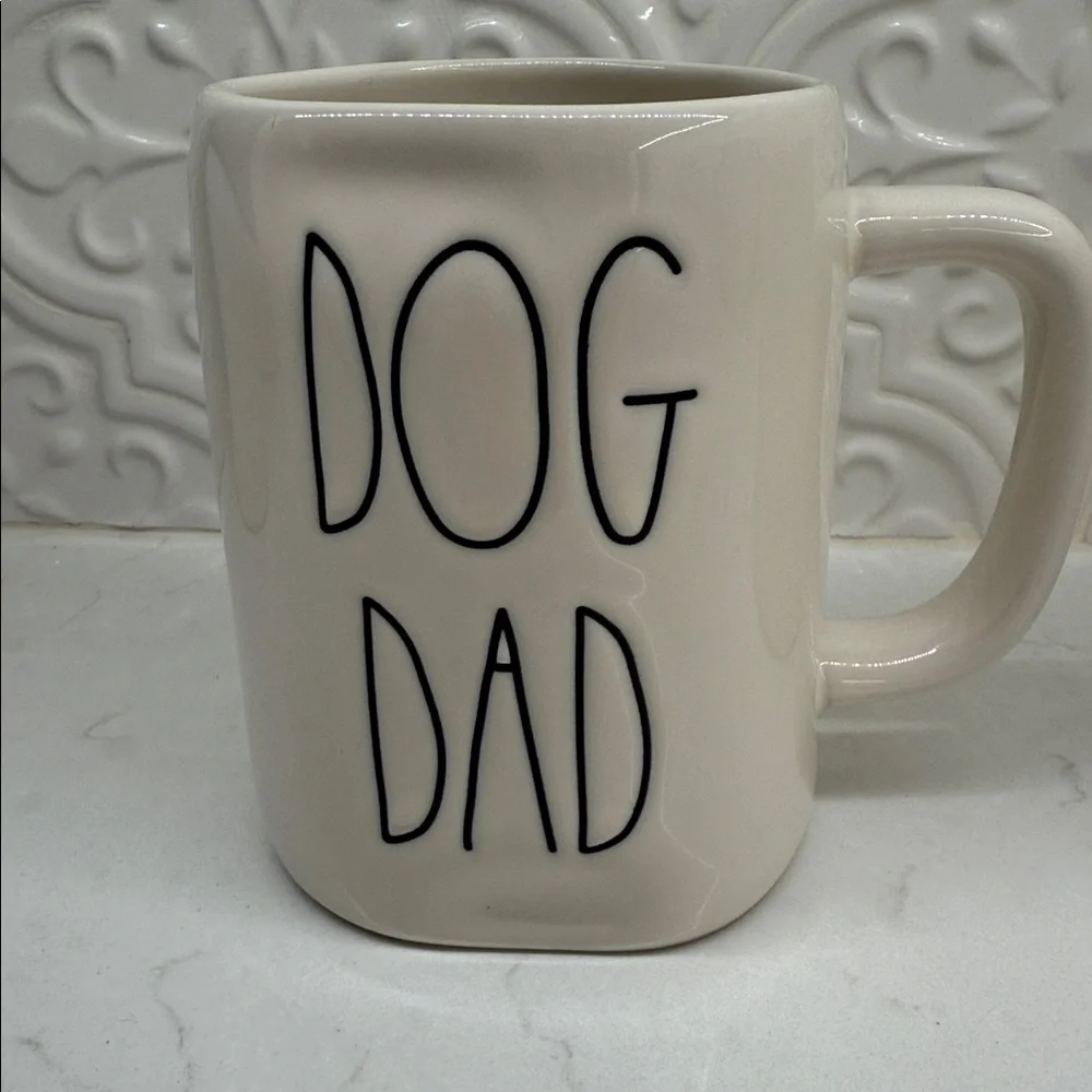 Rae Dunn Dog Dad & Dog Mom Artisan Collection Mugs - Picture 2 of 5